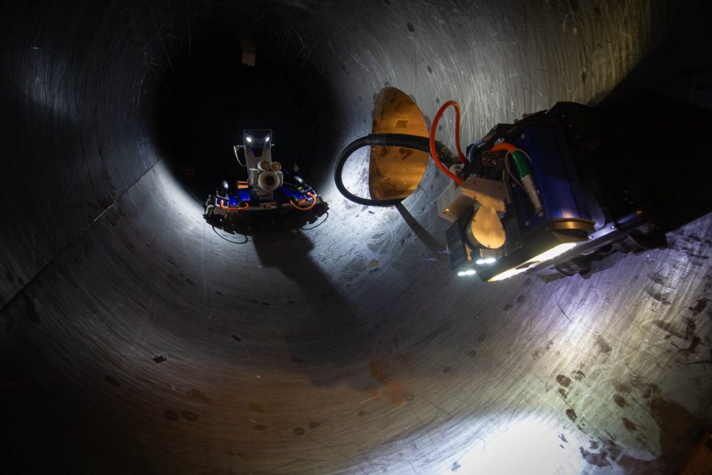 管道探傷檢測(cè)機(jī)器人