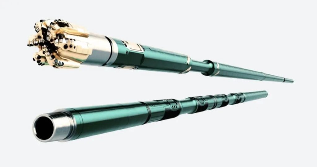 貝克休斯CoilTrak連續(xù)油管鉆井工具模塊化鉆具組件，展示井下導(dǎo)向與實(shí)時(shí)測量功能